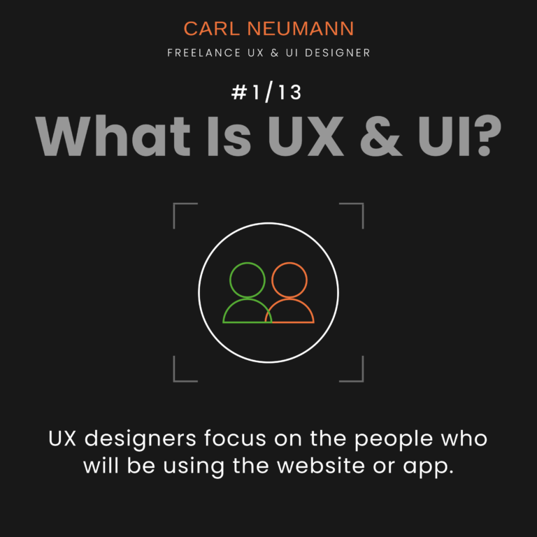 Illustration #1/13 of what is UX and UI by Carl Neumann