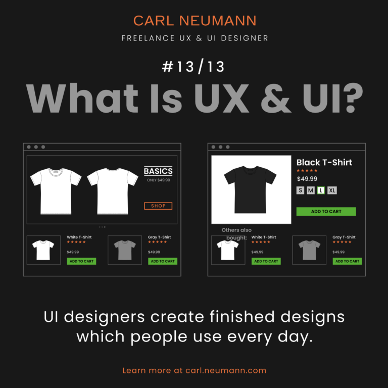 Illustration #13/13 of what is UX and UI by Carl Neumann