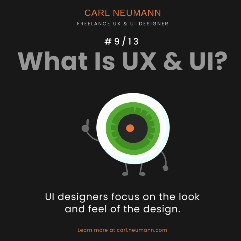 Illustration #9/13 of what is UX and UI by Carl Neumann